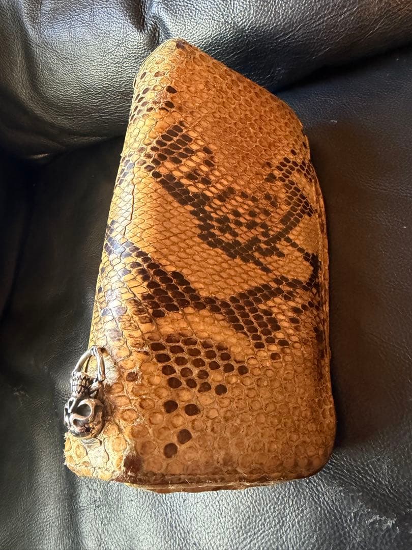 t*s様 アルズニ　長財布　フルパイソ　ラウンドファスナー　激渋　ライダース