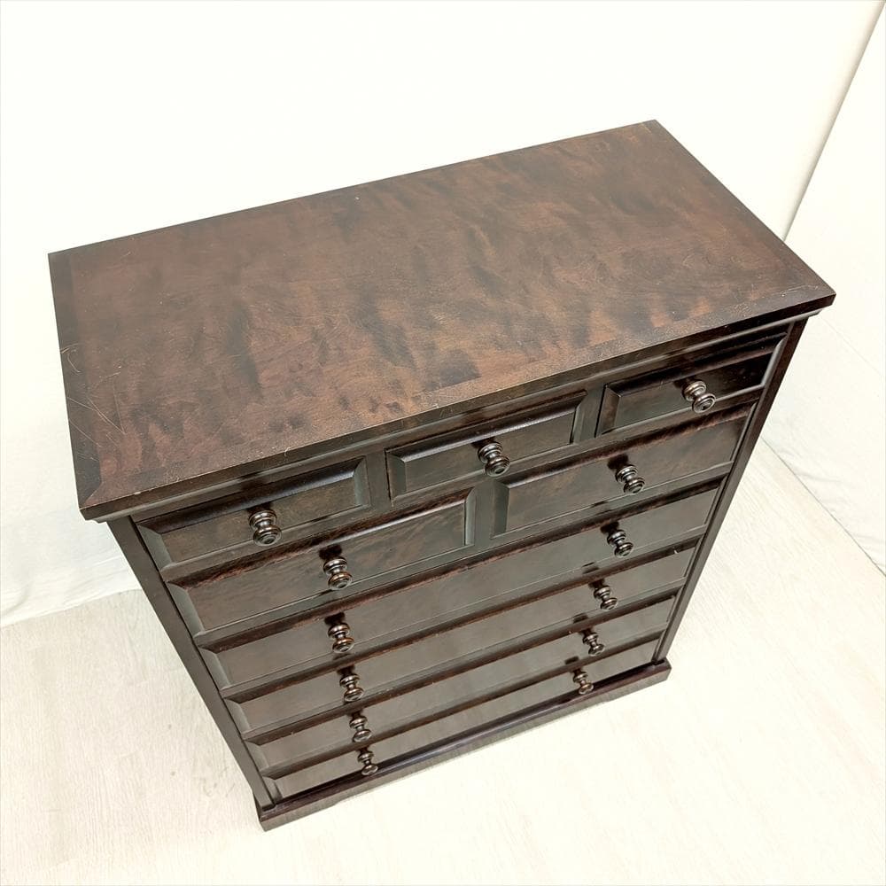 北海道民芸家具　樺 カバ材　整理箪笥　箪笥　タンス　たんす　チェスト　引き出し