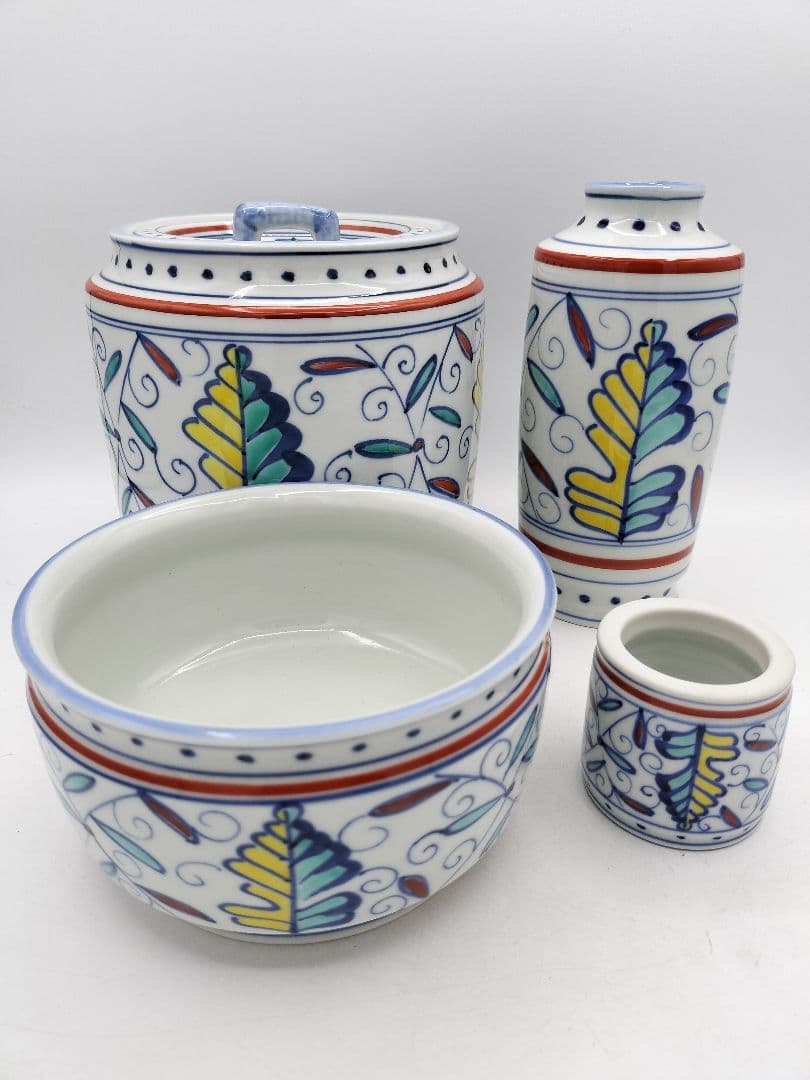 c873【新品・未使用】皆具 和蘭陀 オランダ 平安 手塚祥堂 紙箱 茶道具