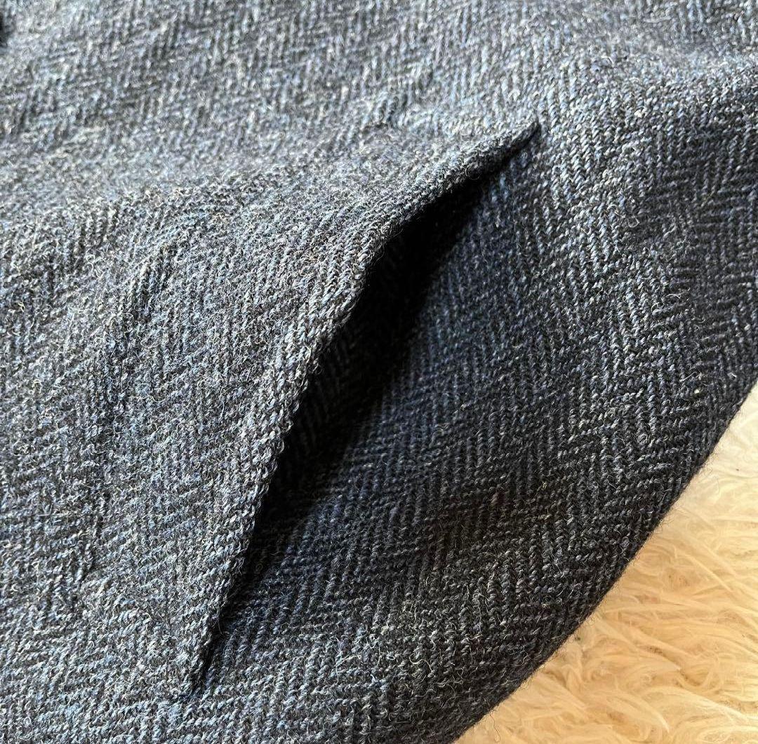 【美品】マーガレットハウエル　ハリスツイード　ヘリンボーン　ステンカラーコート