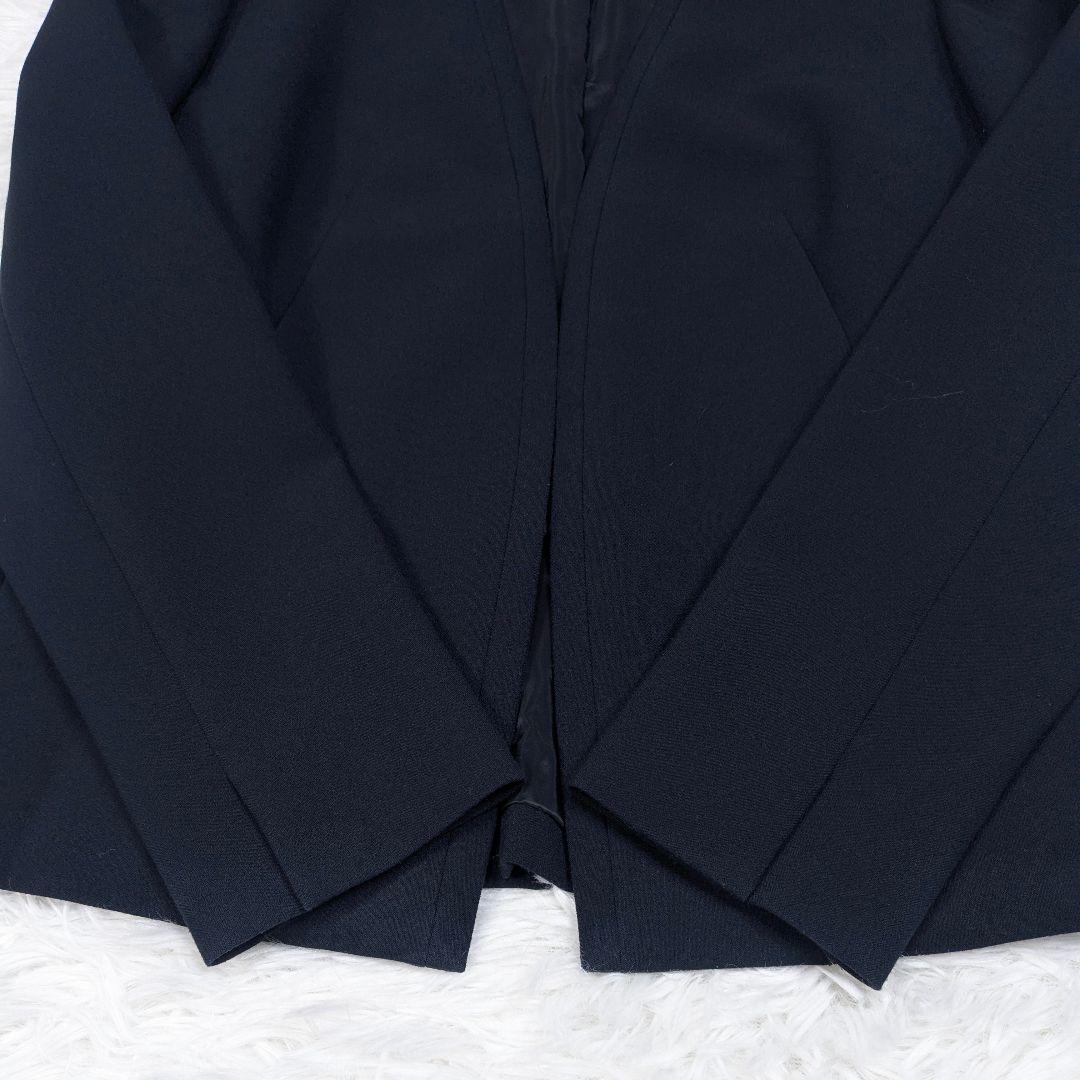 グリーンレーベルリラクシング ダブルクロスパンツスーツ ネイビー 38 洗える