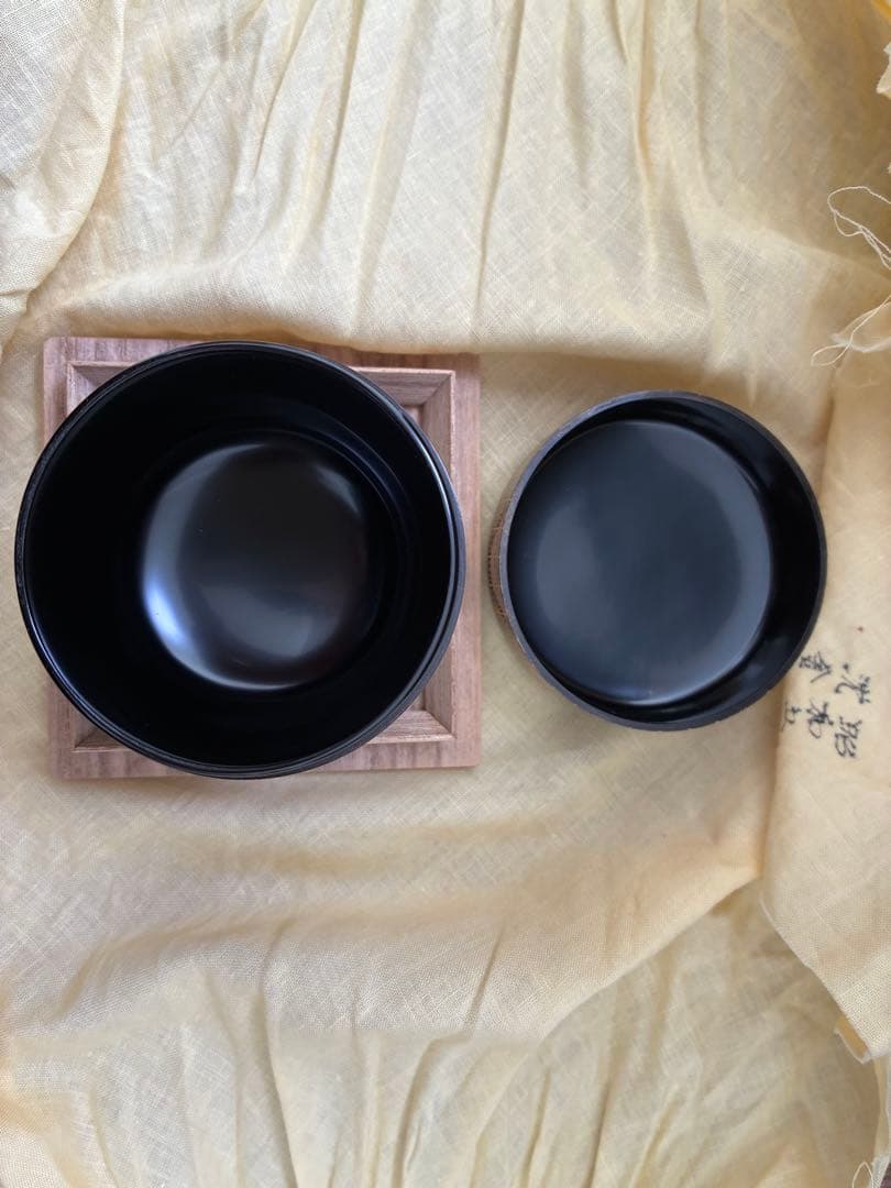 2/8迄値下げ中！　【新品 未使用】　前志芸男　沈金七宝之図　茶道具 棗