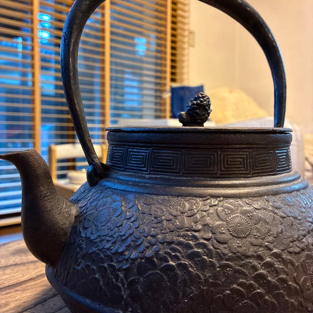 鉄瓶 鉄製 茶道具　大型