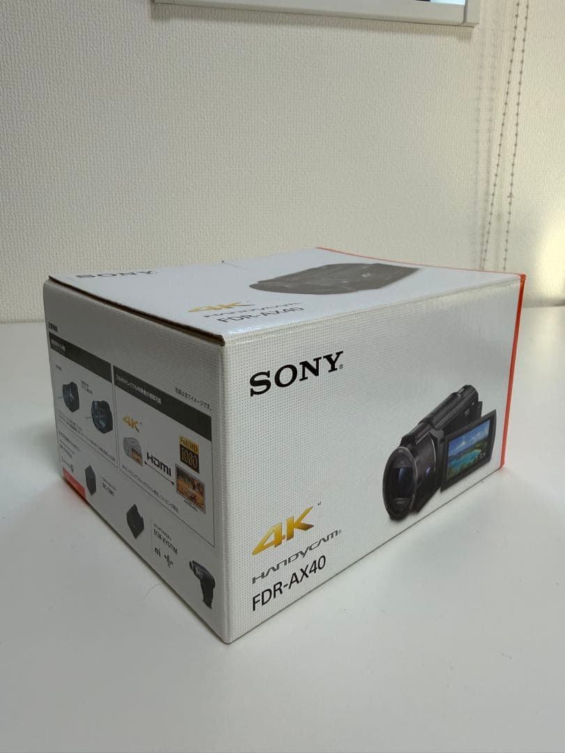 【美品】SONY FDR-AX40 4K ZEISSレンズ16.6MP