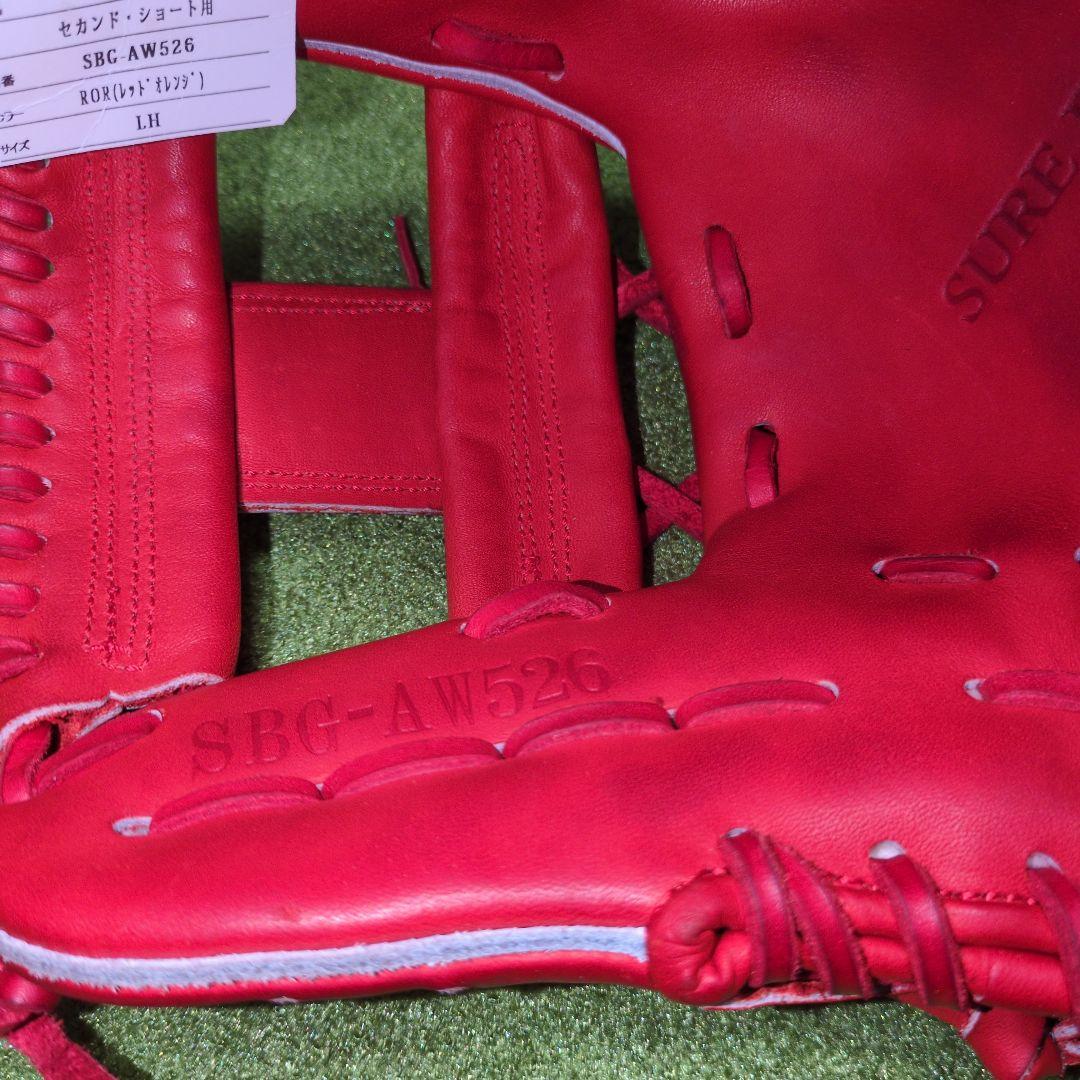 タグ付Sure Play硬式内野 和牛レザー 定価￥50,600