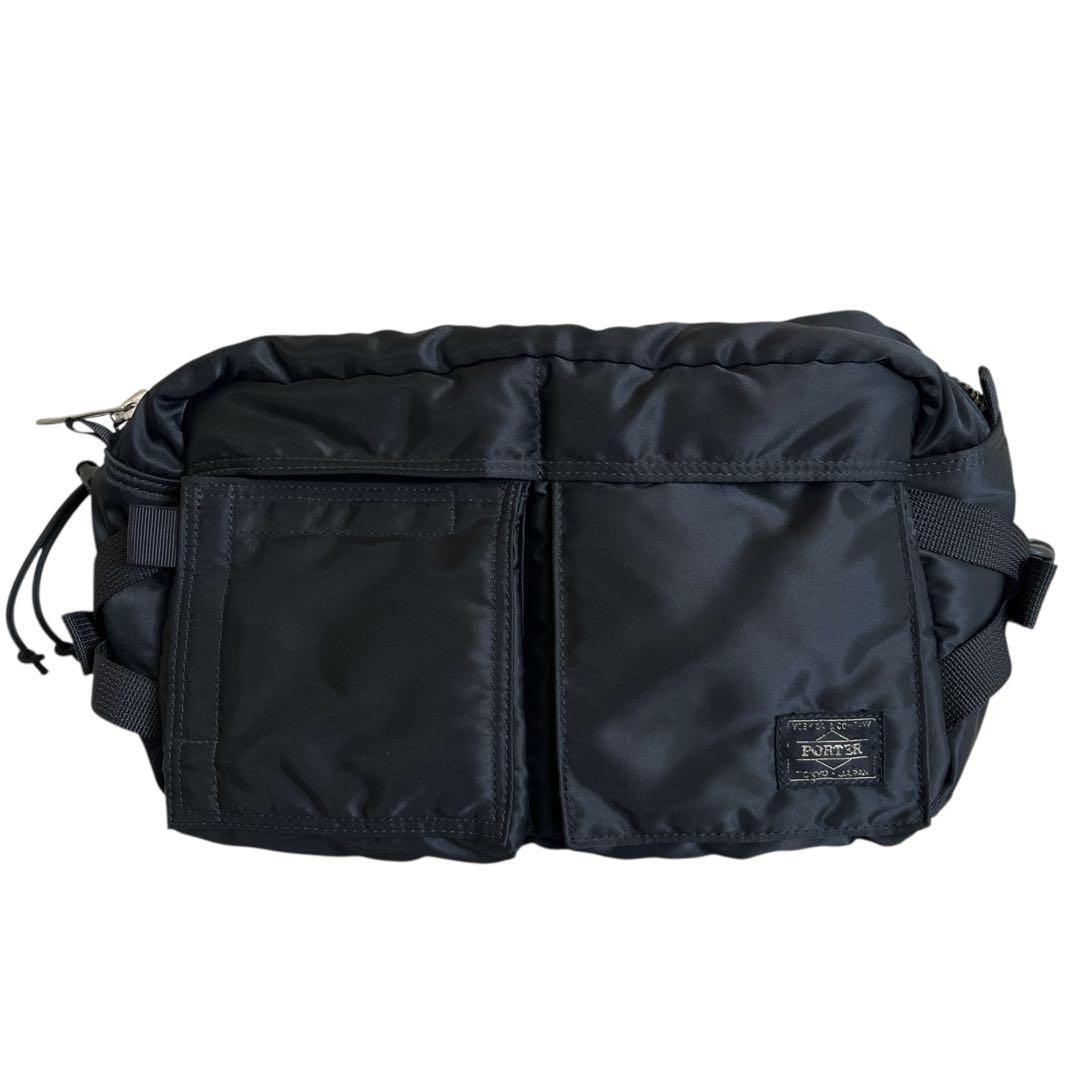 美品 廃盤 PORTER ヘッドポーター タンカー ウエストバッグ　ブラック