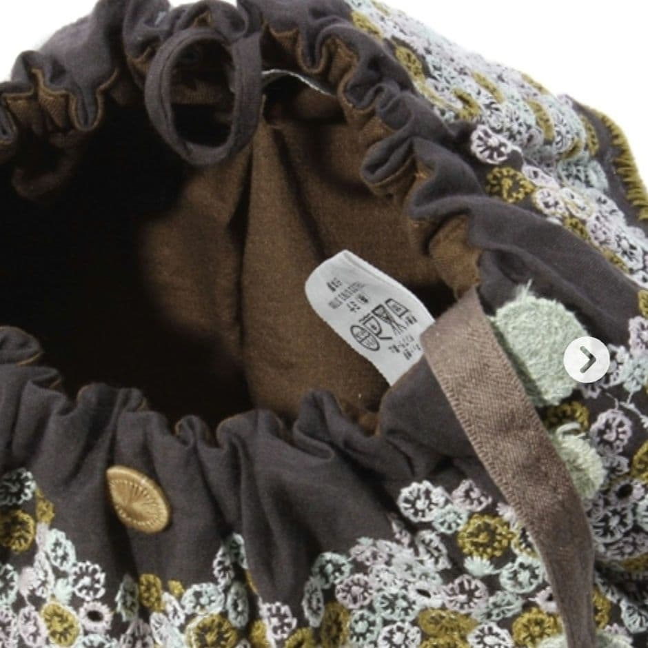 ミナペルホネン skyful ショルダーバッグ キッズ ブラウン