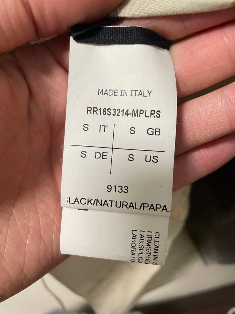 Rick Owens リックオウエンス　蛇皮入りTシャツ