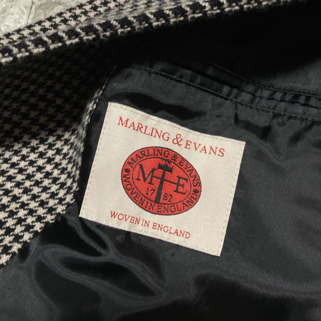 Haruo　ブルックスブラザーズ　ステンカラーコート　千鳥柄　厚手