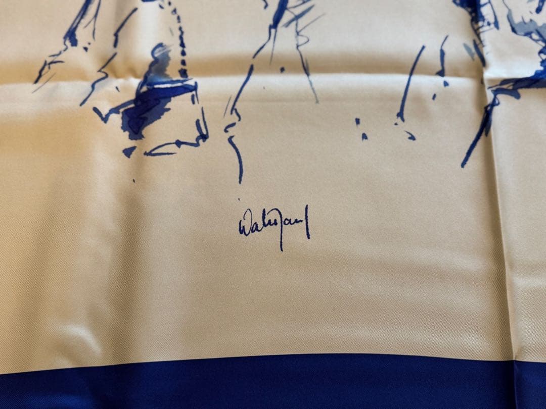 【再値下げ】SHADAI GROUP 馬デザイン スカーフ　エルメスデザイン