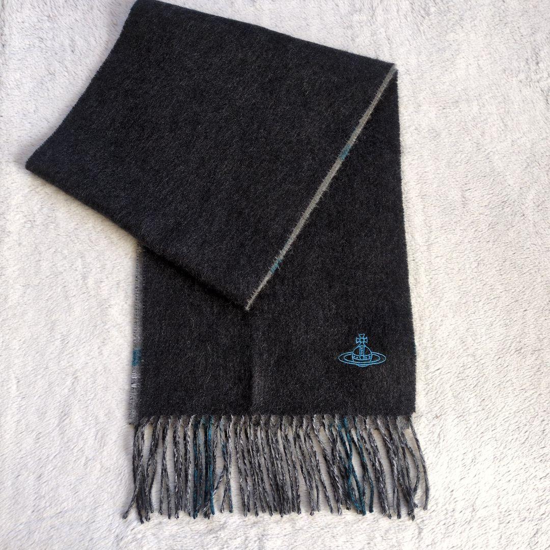 Vivienne Westwood マフラー　カシミヤ　リバーシブル