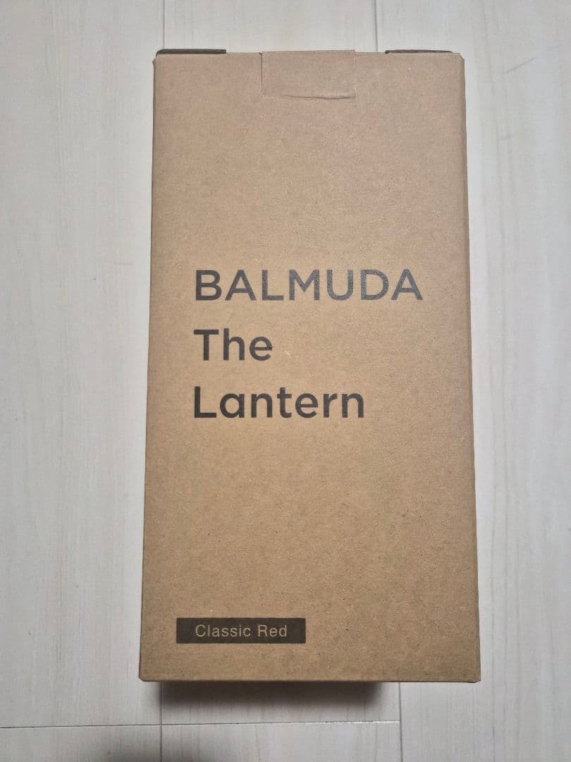 【未使用品】BALMUDA The Lantern クラシックレッド