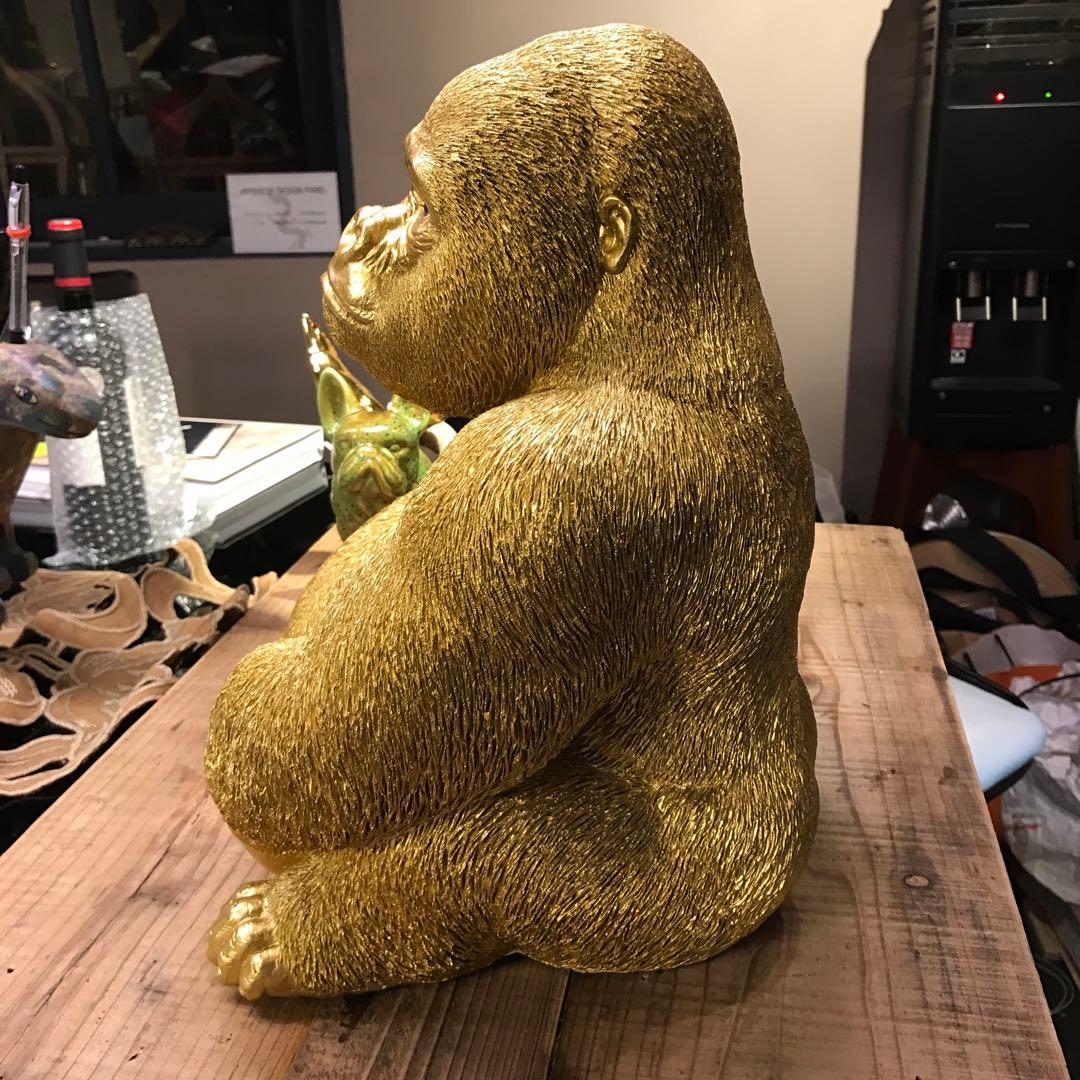 ゴールドゴリラ 置物 約30cm 人気ブランドKARE プレゼントに❤️