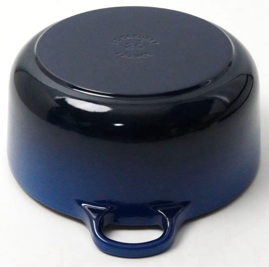【新品】LE CREUSET　ココット ロンド ラピス　20cm
