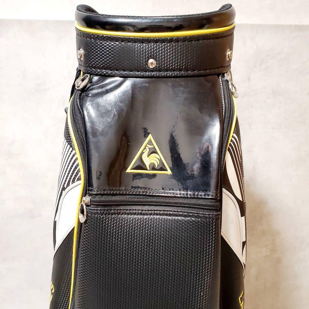 【良品】le coq sportif ゴルフバッグ キャディバッグ