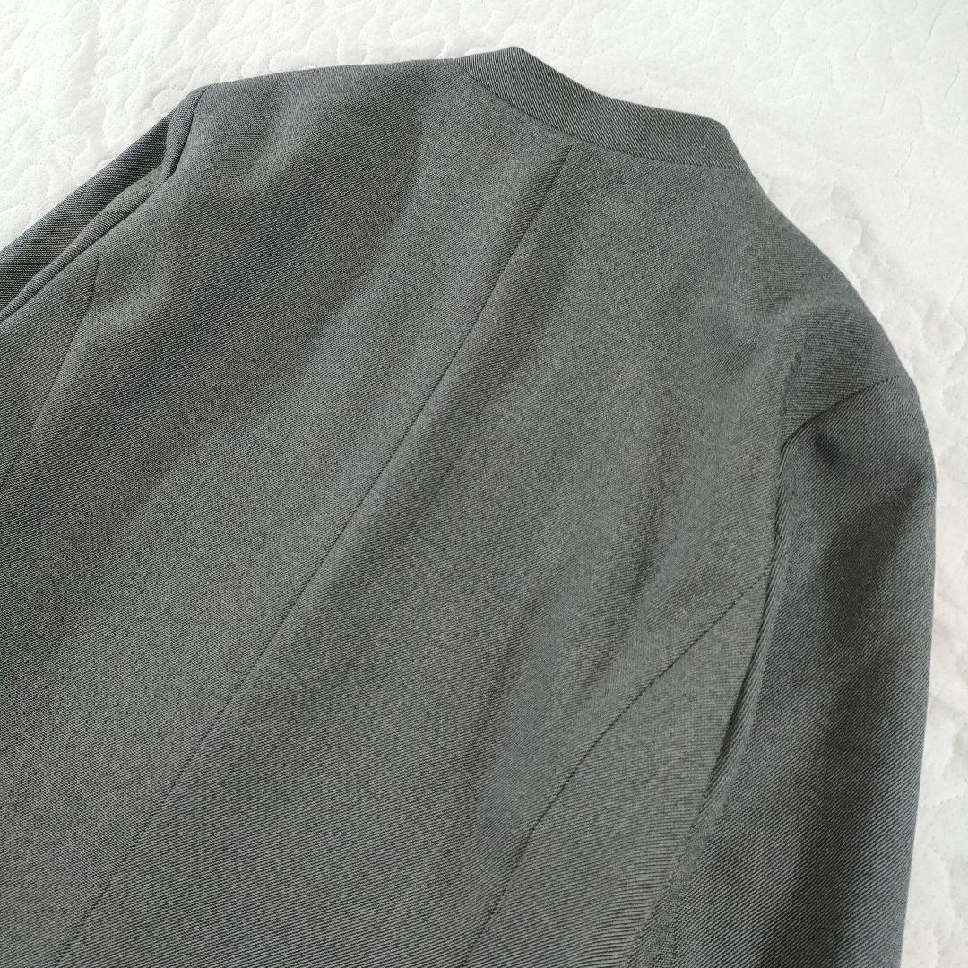 美品✨LES MUSE　セットアップ　ツーパンツ　ノーカラージャケット　グレー