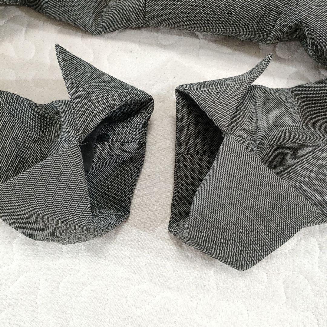 美品✨LES MUSE　セットアップ　ツーパンツ　ノーカラージャケット　グレー