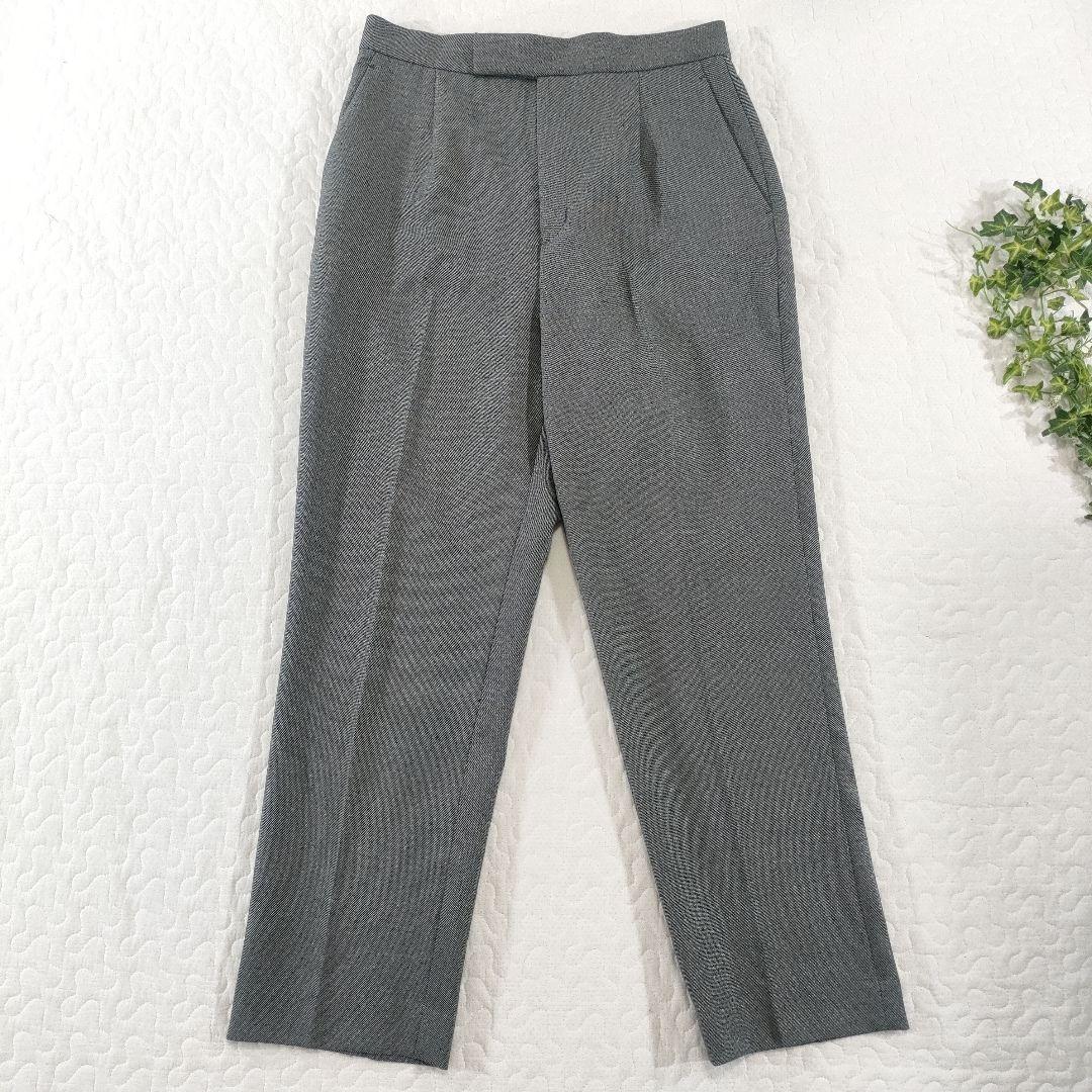 美品✨LES MUSE　セットアップ　ツーパンツ　ノーカラージャケット　グレー