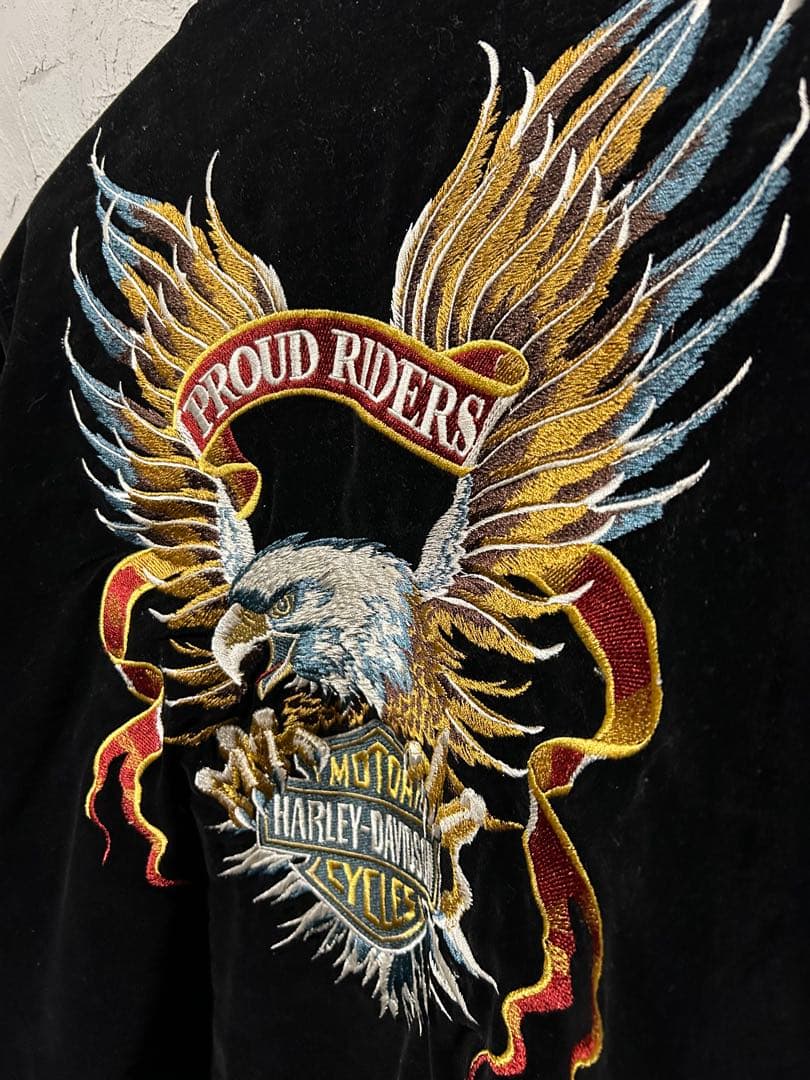 Harley-Davidson スカジャン ブラック