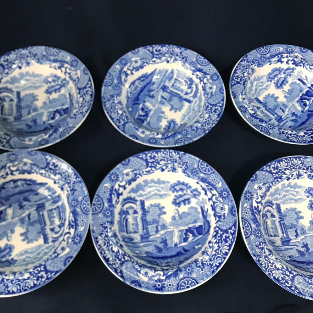 スポード  ブルーイタリアン　フルーツボウル  6個セット