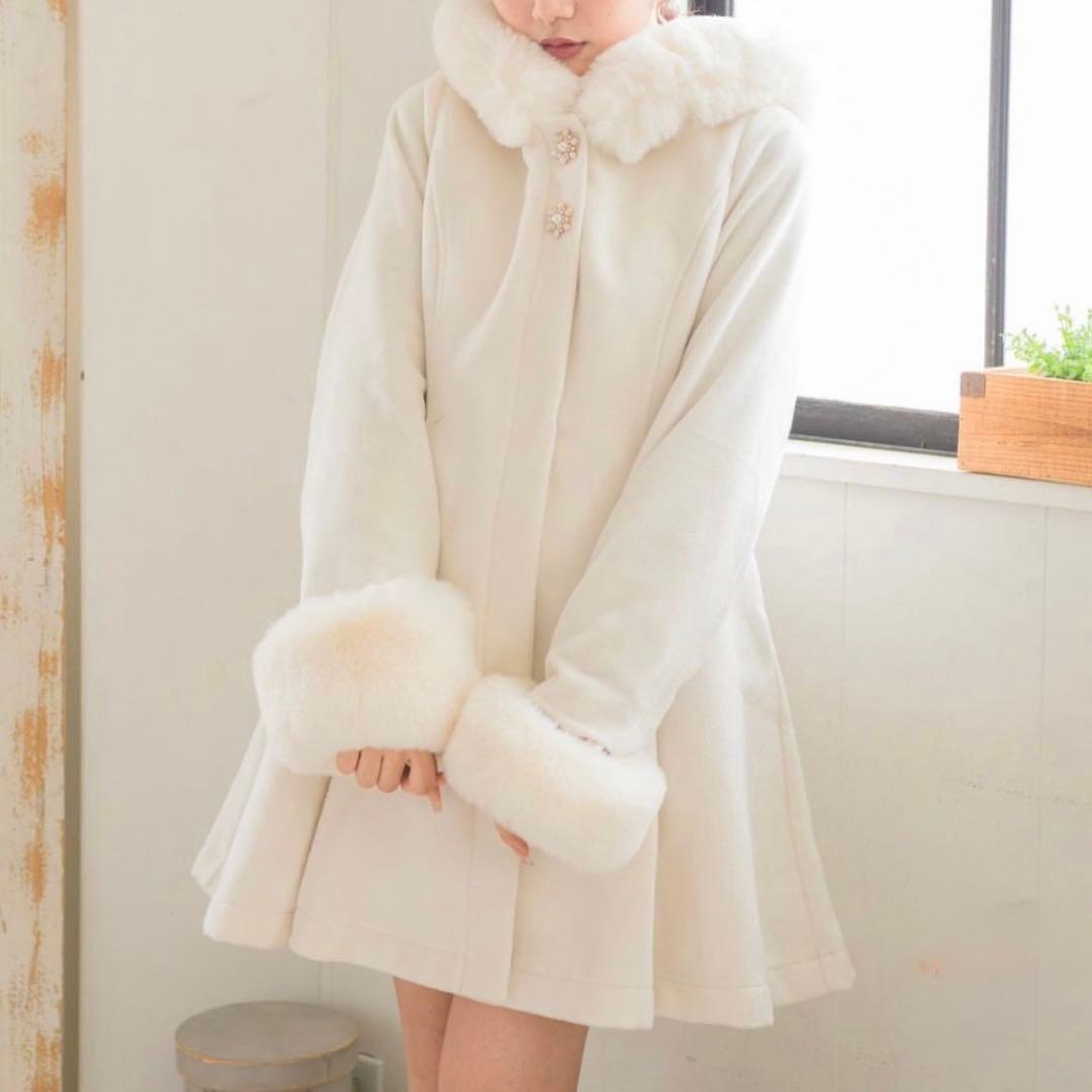 ROJITA バックリボンフーディーコート