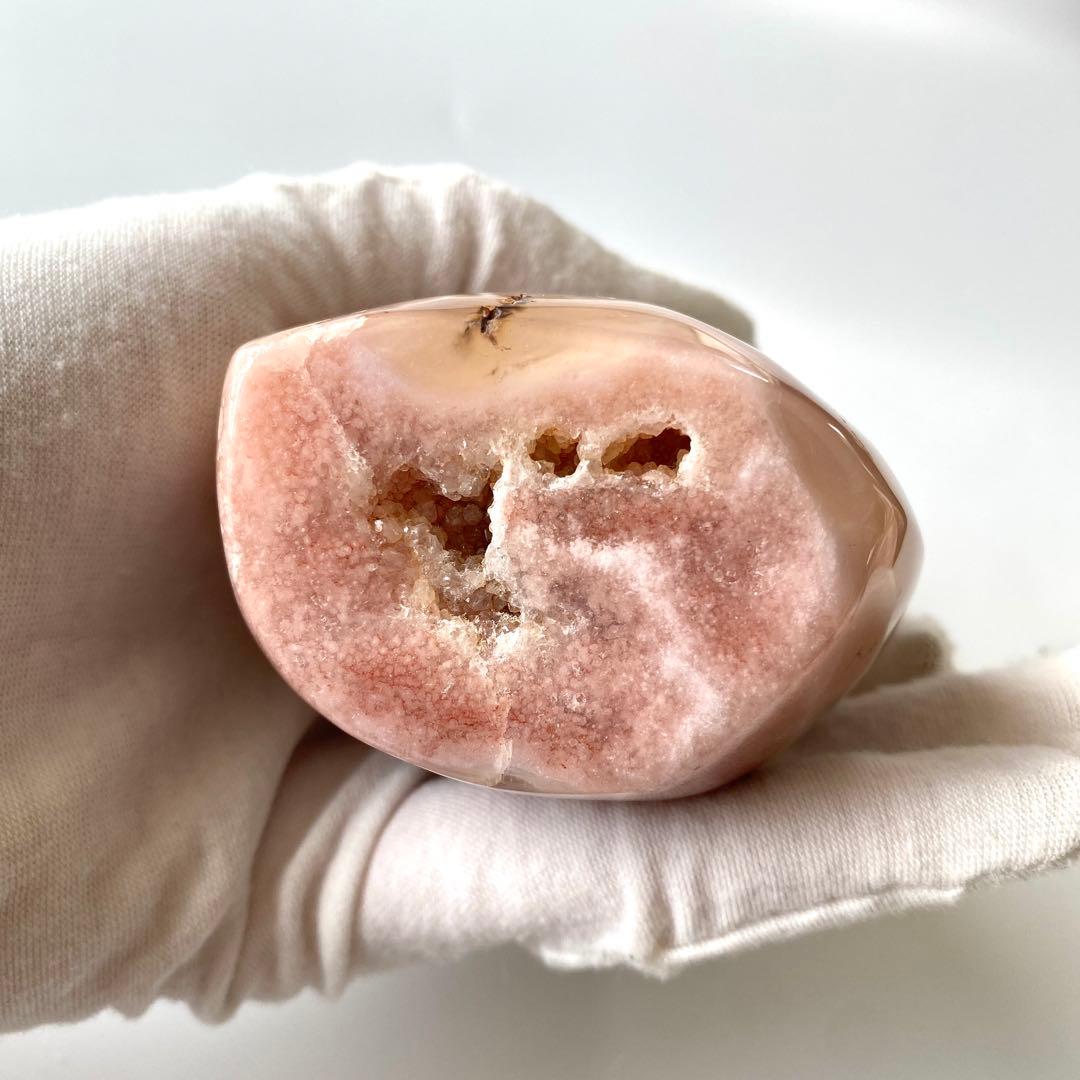 ピンクアメジスト フラワーアゲート ポリッシュ