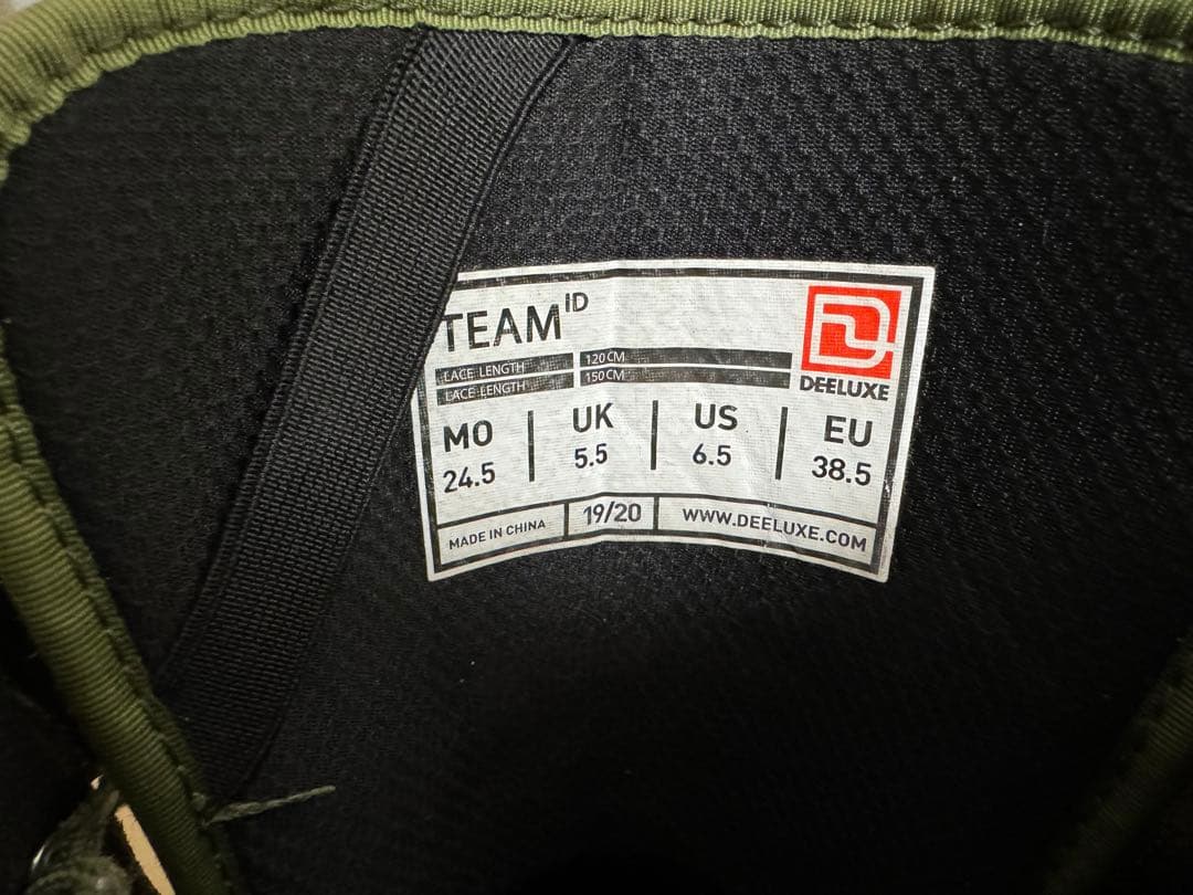 DEELUXE ID TEAM 19-20　24.5cm（おまけ付）