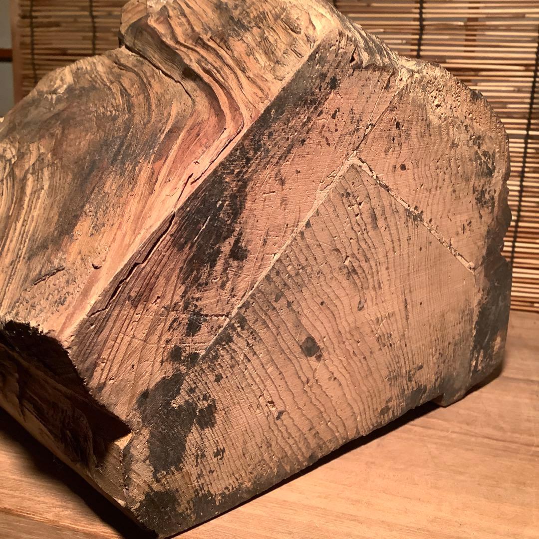 江戸期・密教護法善神「憤怒・炎髪不動明王」不動信仰・神仏守護神・特大木彫