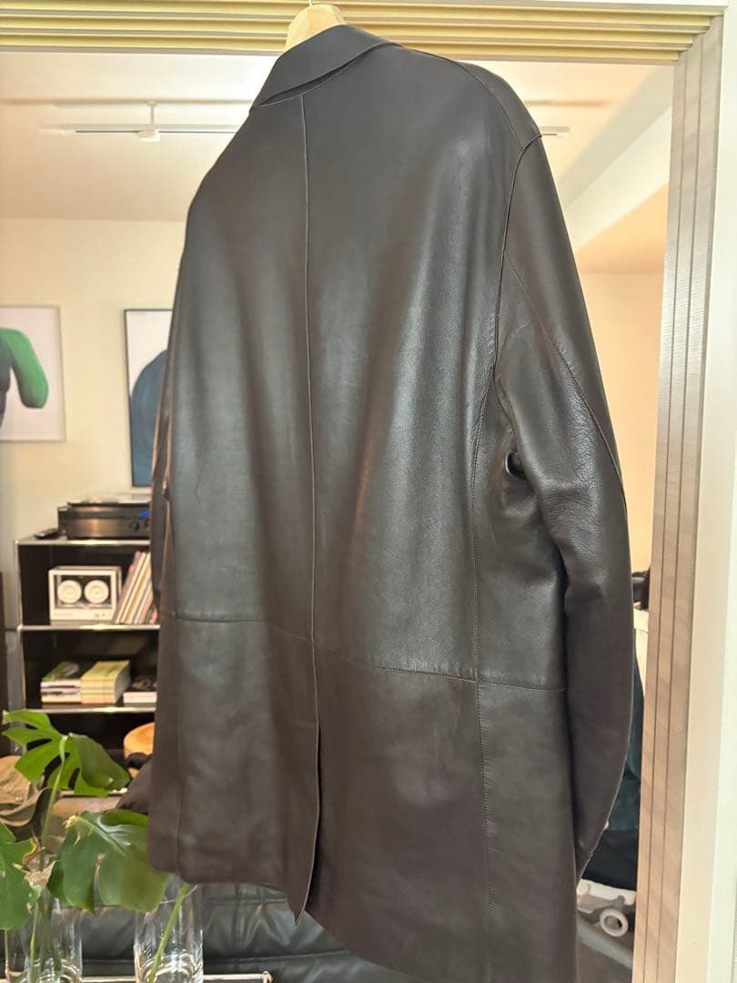 ジルサンダー JILSANDER オーバーサイズテーラードレザージャケット