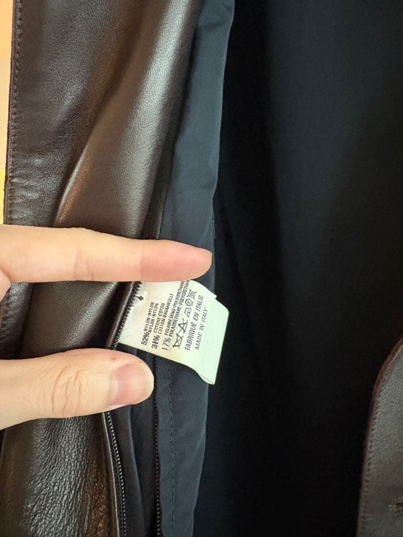 ジルサンダー JILSANDER オーバーサイズテーラードレザージャケット