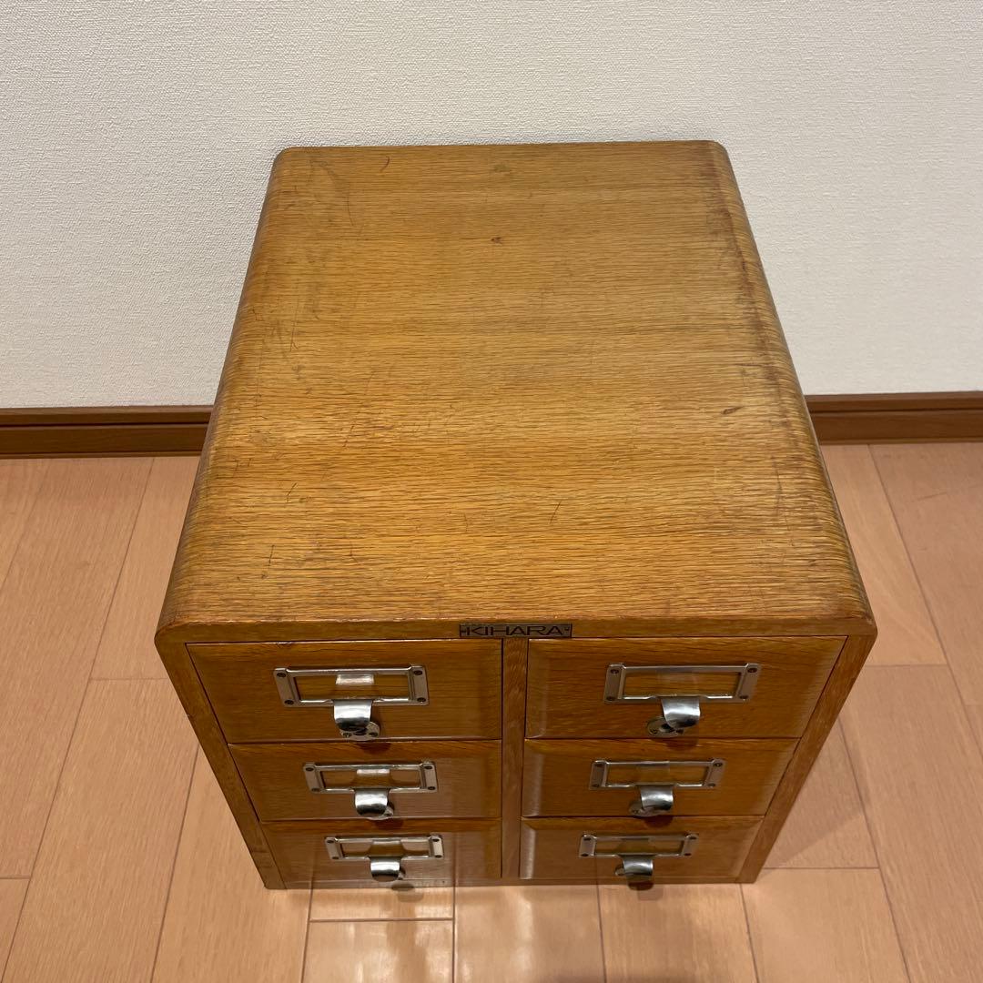 キハラ　図書カード収納　2列３段