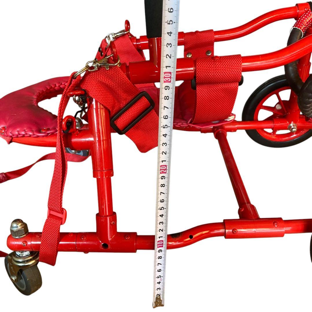 美品　犬の車椅子 中型犬用　顎乗せ6〜8キロ用　足長系用　歩行器　軽量