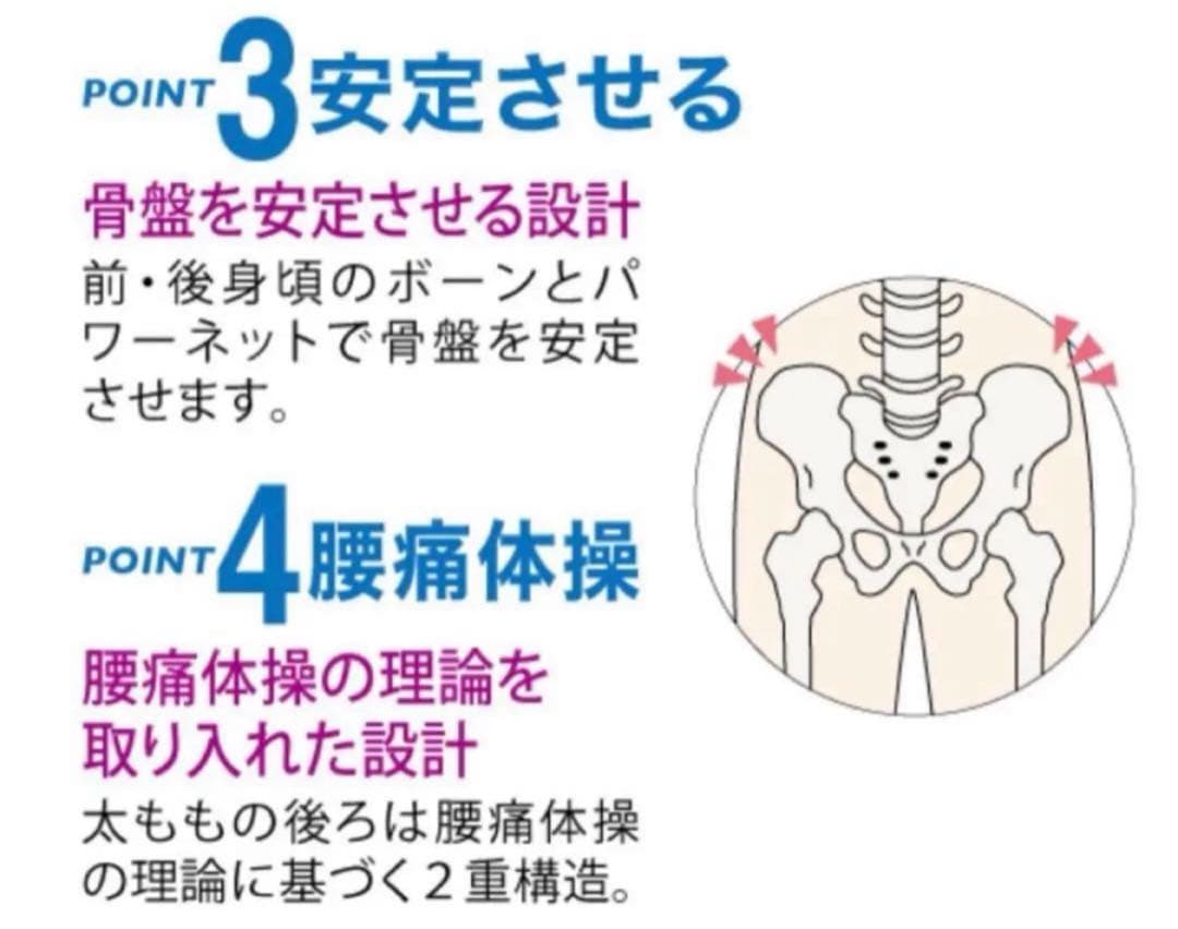 いりごま　シャルレ　腰サポートガードル　98