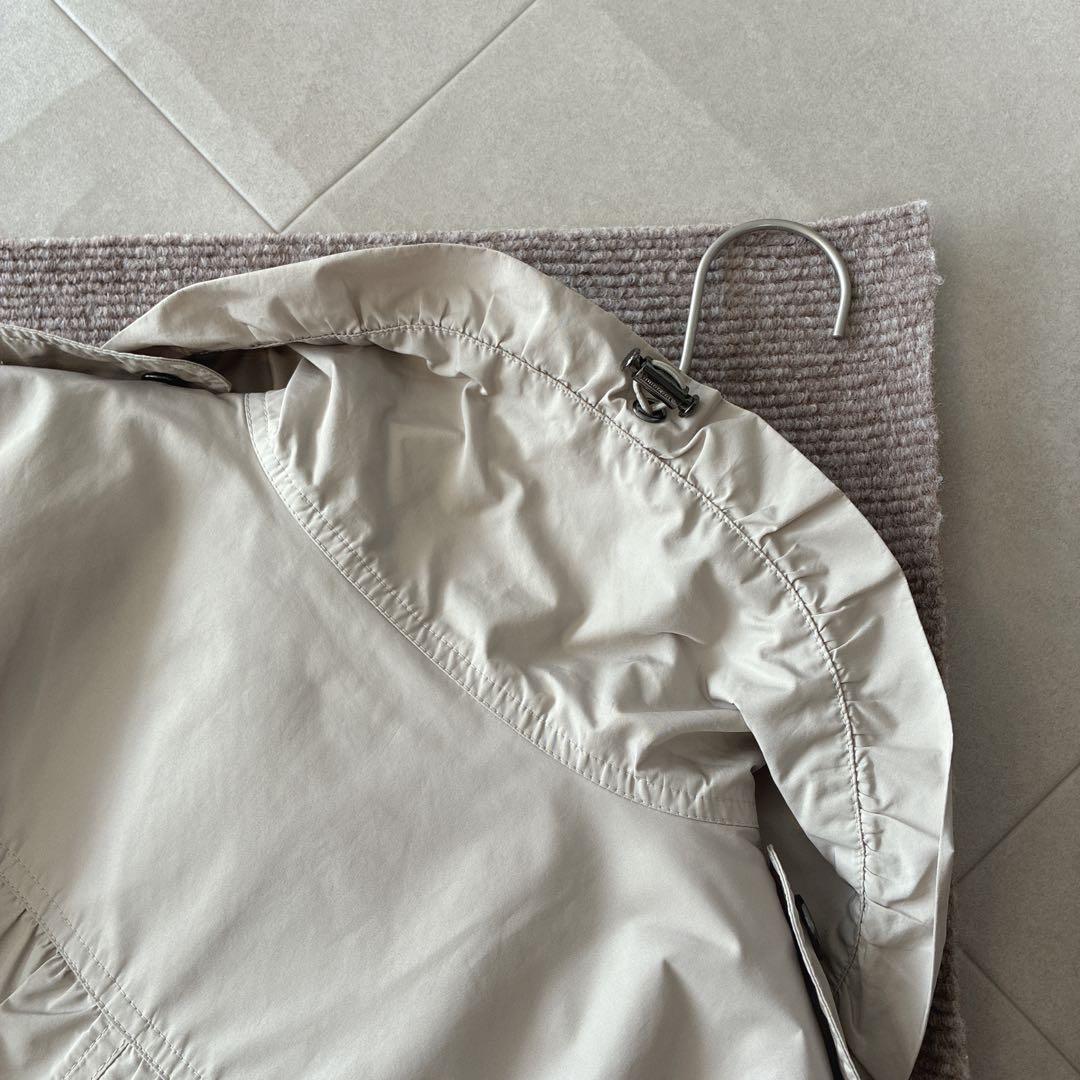 バーバリーロンドン♡キルティングライナー付き ナイロンジャケット 襟フリル 40