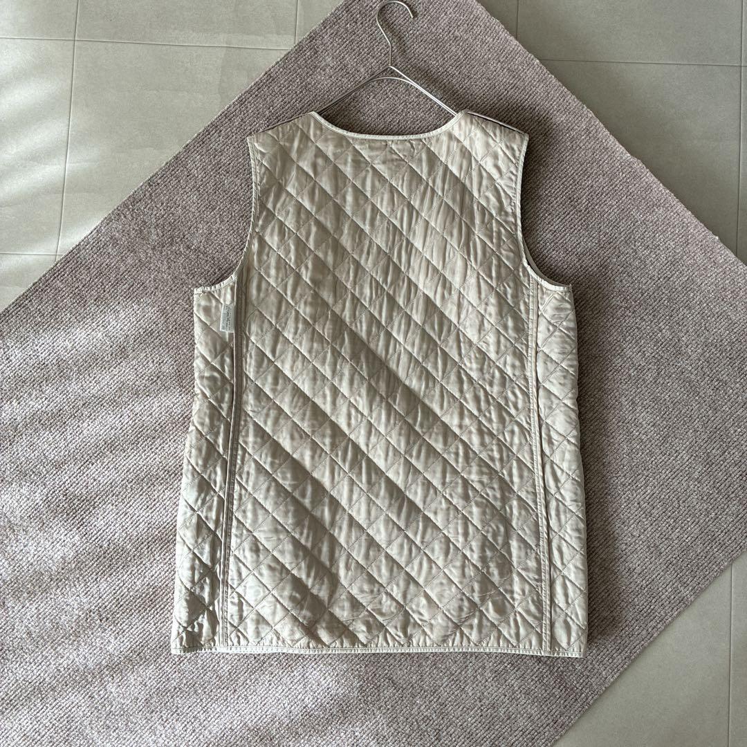 バーバリーロンドン♡キルティングライナー付き ナイロンジャケット 襟フリル 40