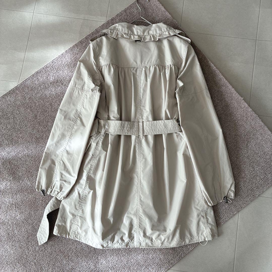 バーバリーロンドン♡キルティングライナー付き ナイロンジャケット 襟フリル 40