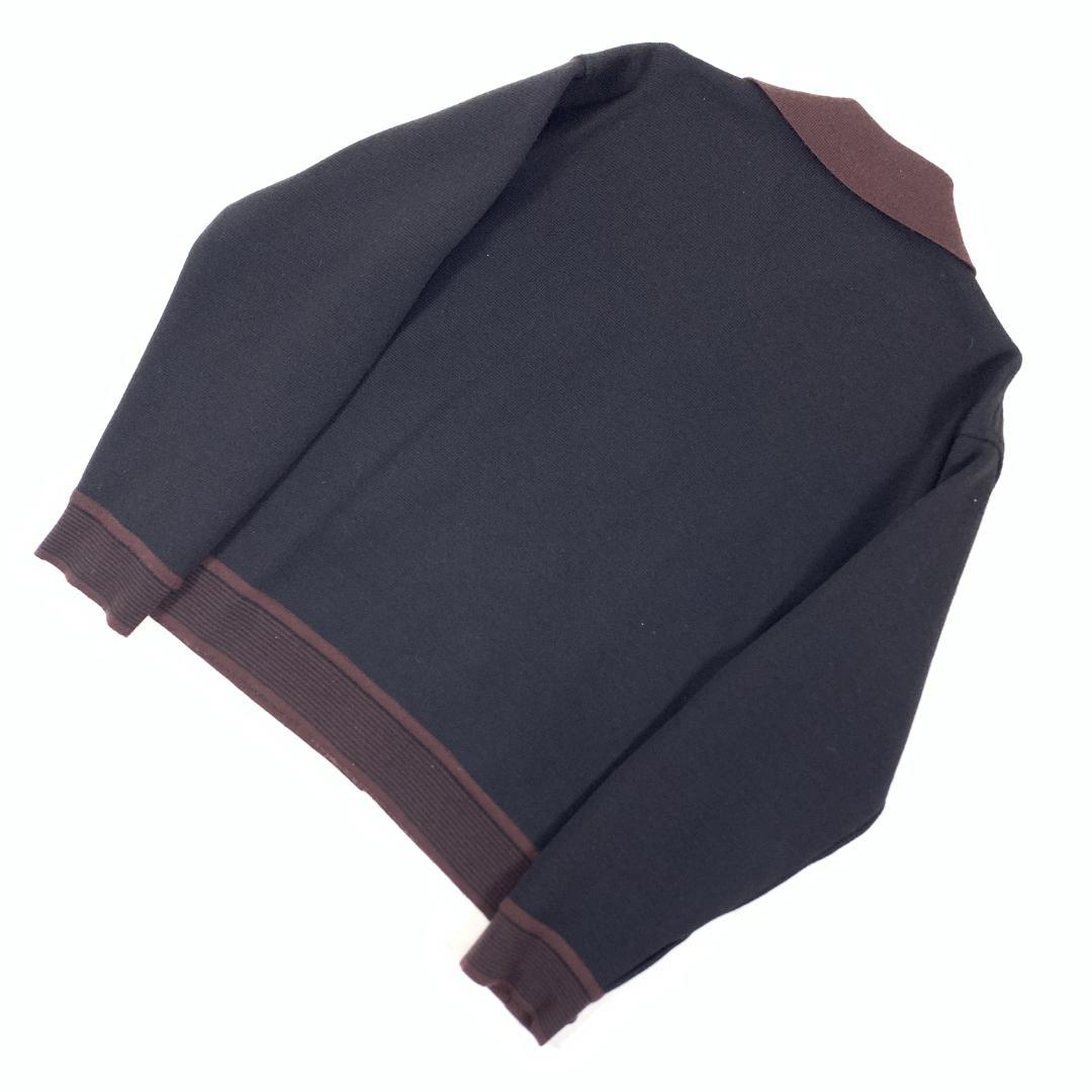 LA9027 イブサンローラン ニットカーディガン 茶色 ウール100％ M程度