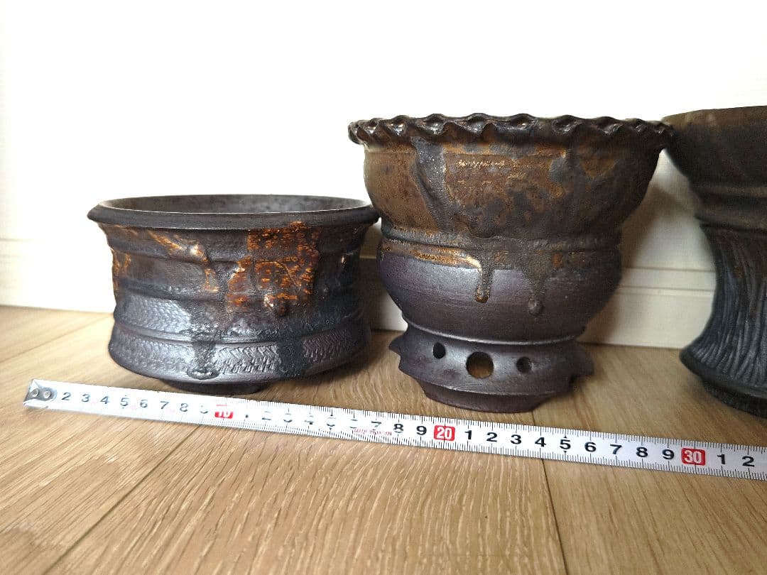 磯部祐介/夢風組 厳選大鉢四点セット 検)カタチ製作所 バリエム 作家鉢