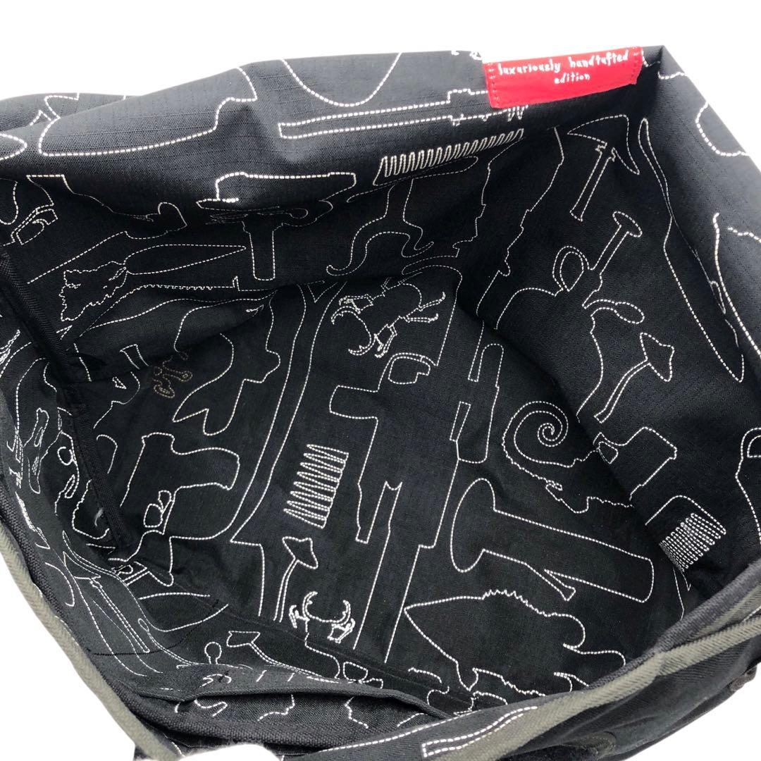 美品 CRUMPLER クランプラー メッセンジャーバッグ 黒 大容量 斜め掛け