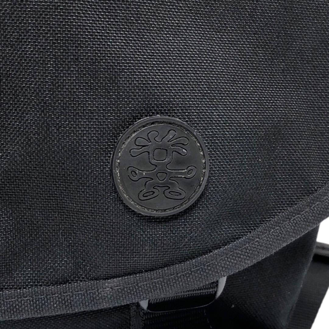 美品 CRUMPLER クランプラー メッセンジャーバッグ 黒 大容量 斜め掛け