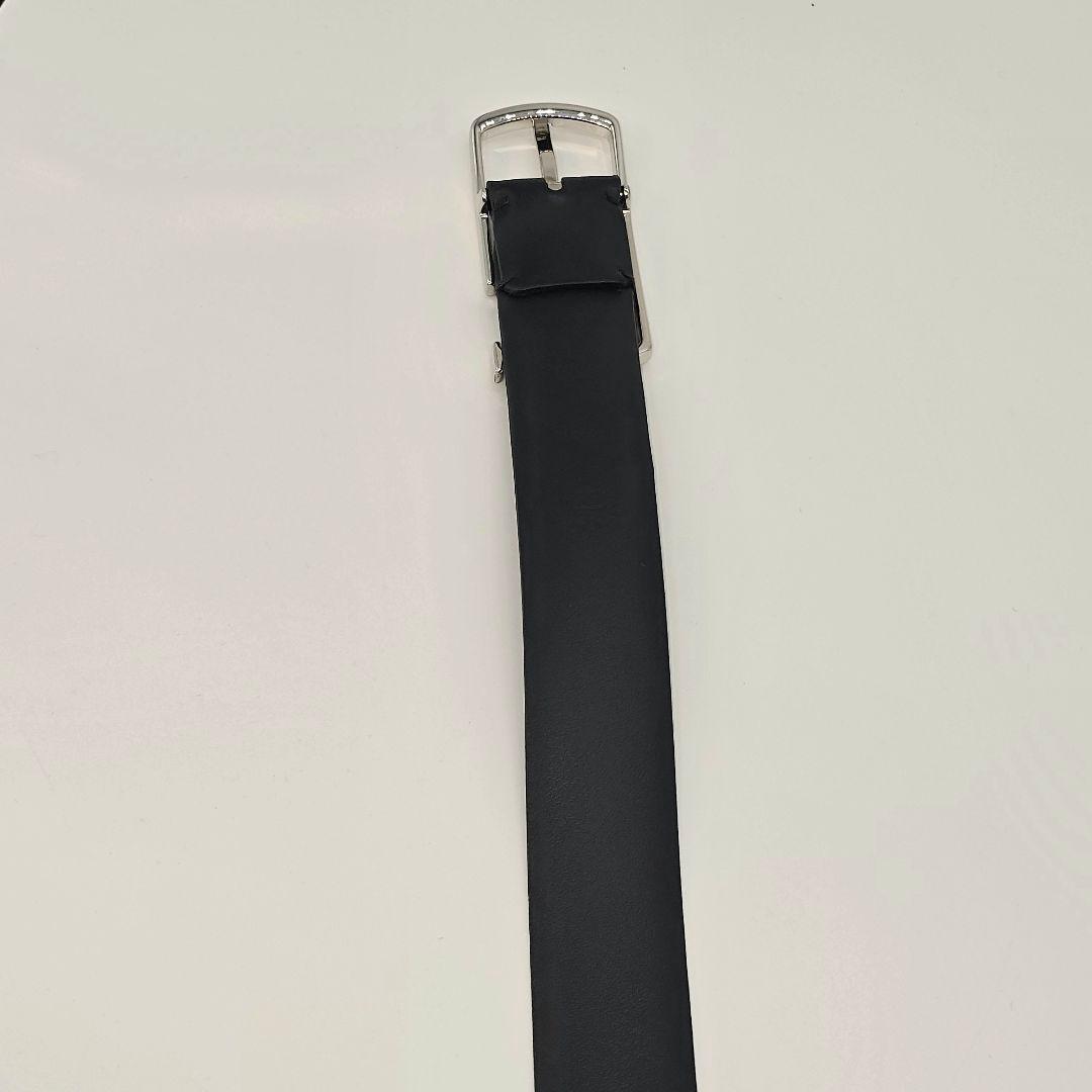鑑定済　サンチュールネオグラムベルト　85センチ M6058　ブラックレザー