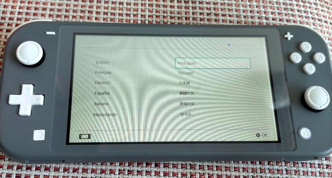 合馬Nintendo Switch Lite グレー 本体のみ ジャンク