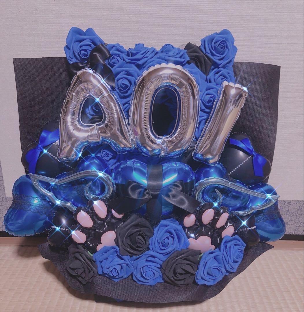 m.y　バルーンギフト　卓フラ　フラスタ　猫　生誕祭　バルスタ　推し