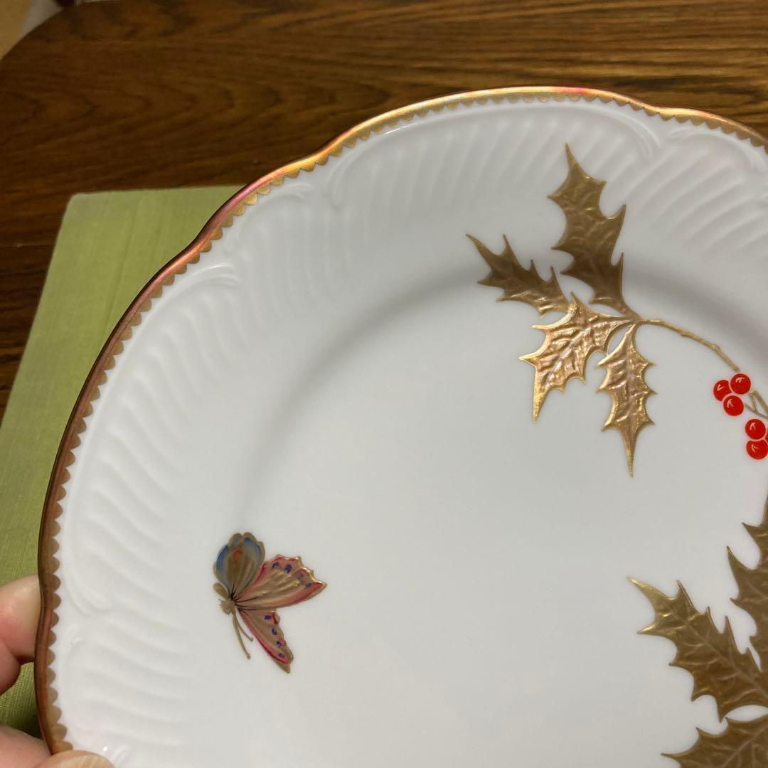 リチャードジノリ　サヴォイア家　森の果実　デザートプレート