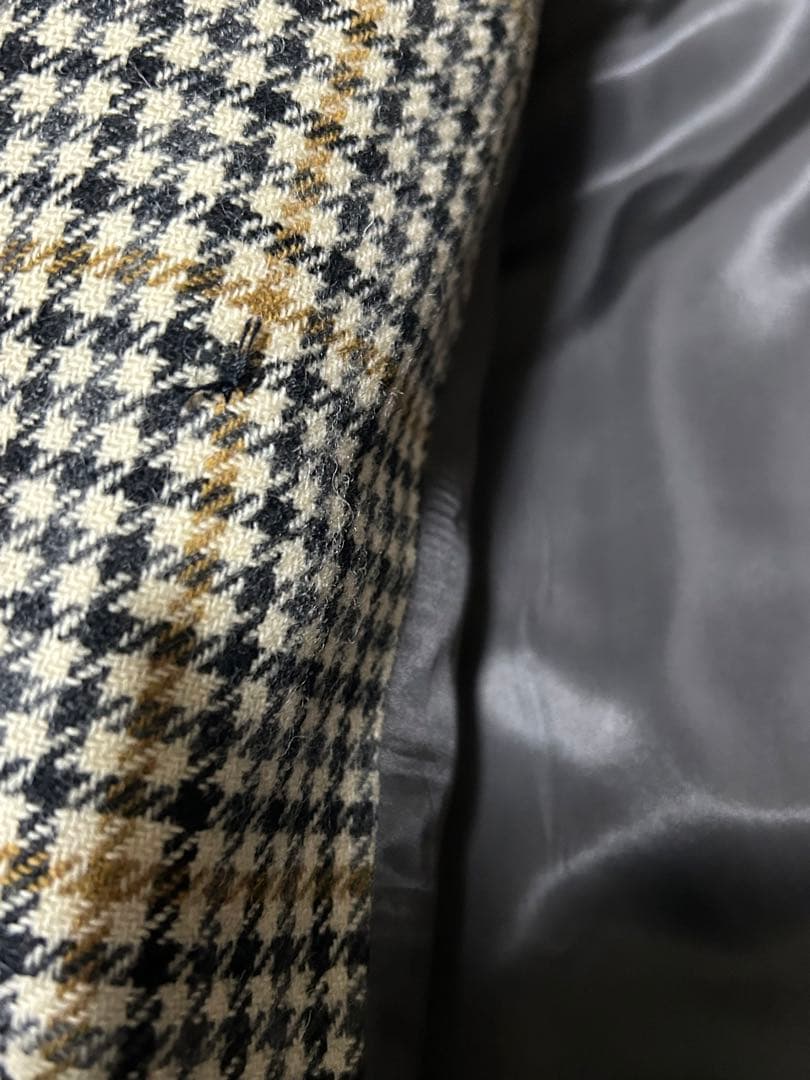 【CUSHA TWEED】 BURBERRYS 【英国製 ステンカラーコート