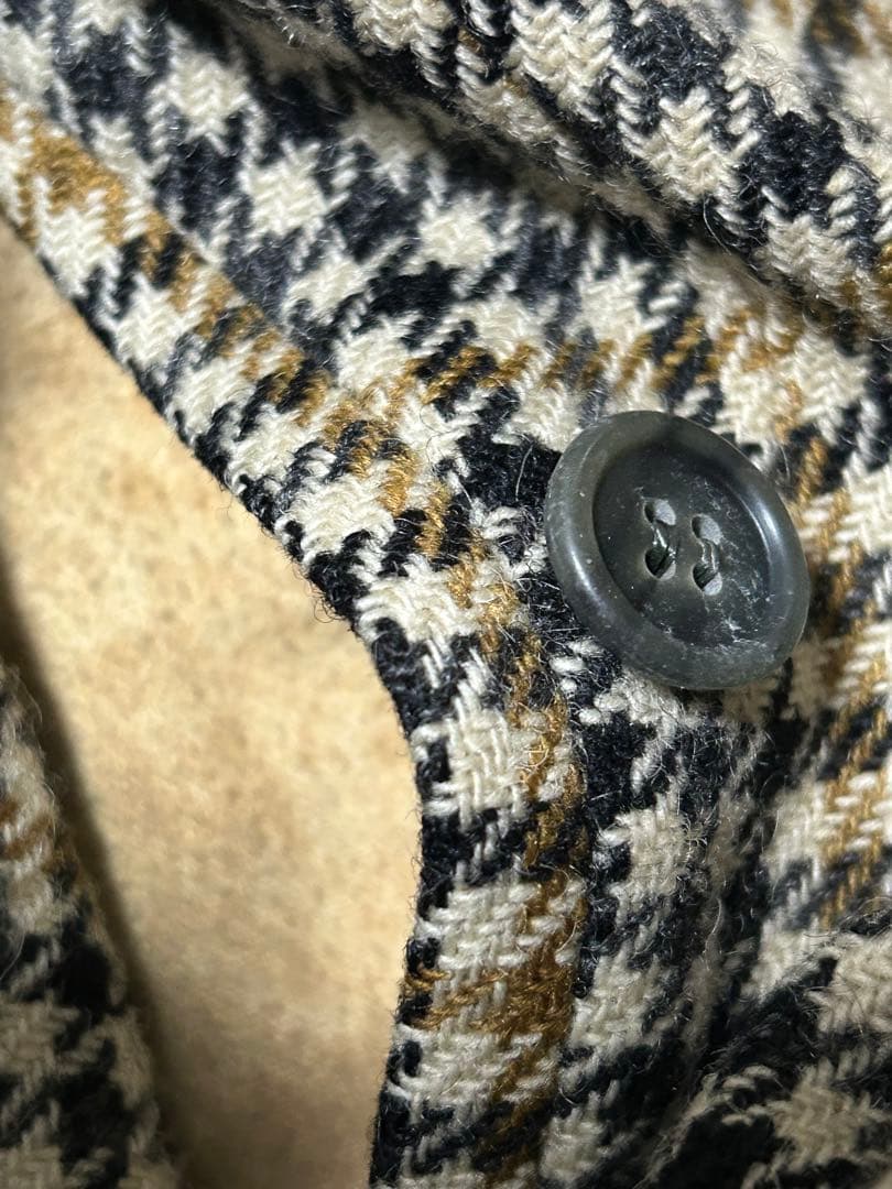 【CUSHA TWEED】 BURBERRYS 【英国製 ステンカラーコート