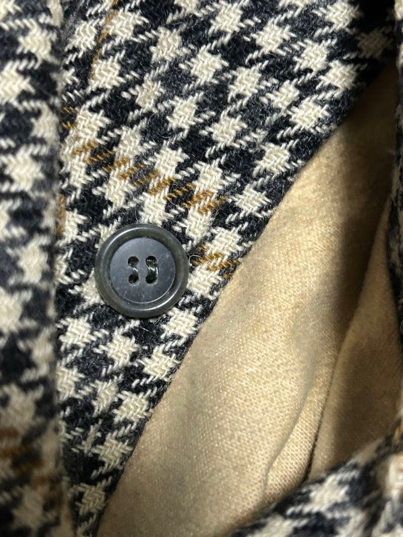 【CUSHA TWEED】 BURBERRYS 【英国製 ステンカラーコート