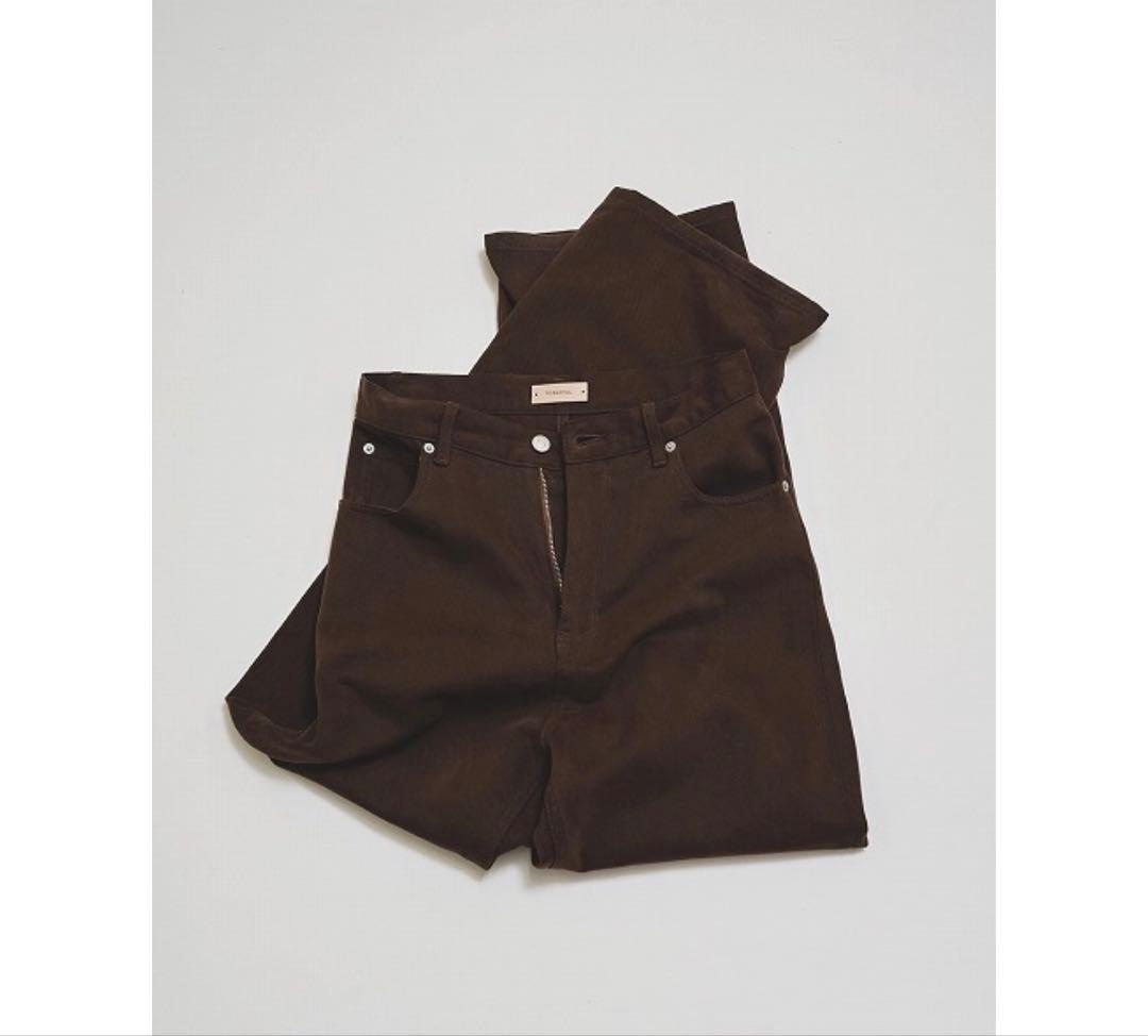 TODAYFUL Carys Denim25 brownブラウンデニム 本日のみ