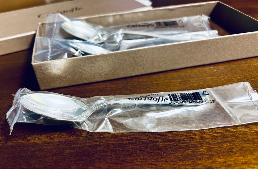 Cristofle クリストフル　銀製　シルバー　ティースプーン　 3客