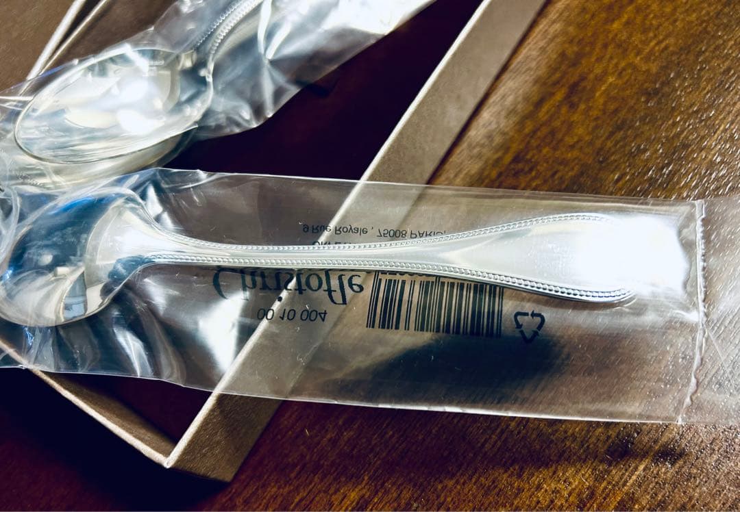 Cristofle クリストフル　銀製　シルバー　ティースプーン　 3客